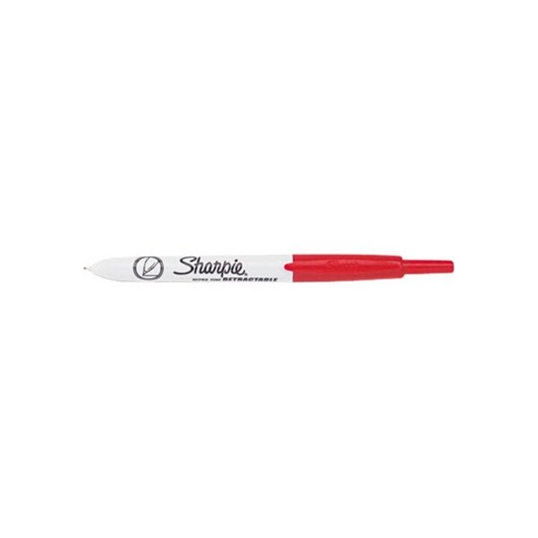 Markers, Retractable, Ultra Fine, Red PK